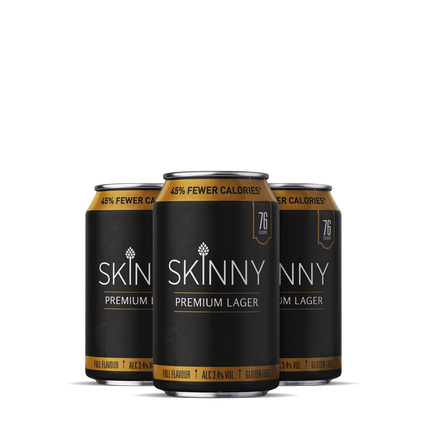 SKINNY LAGER CANS