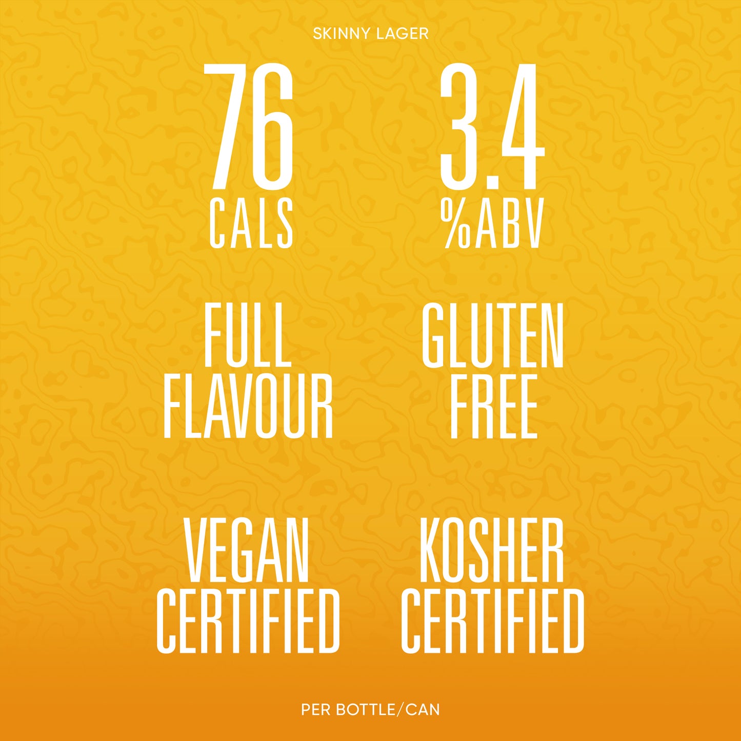 SKINNY LAGER CANS