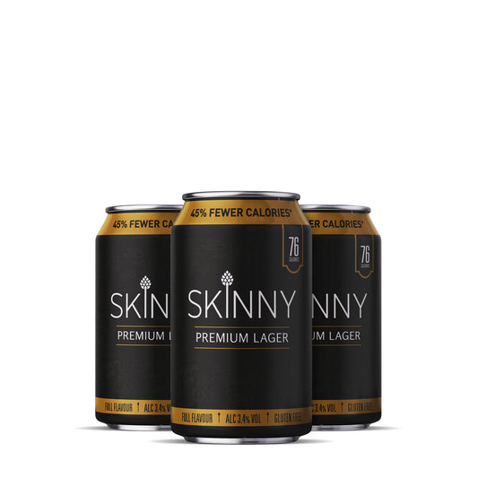 SKINNY LAGER CANS