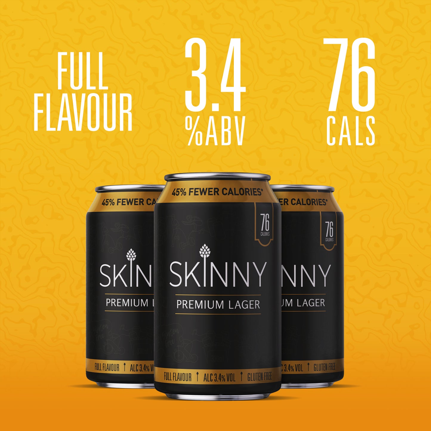 SKINNY LAGER CANS