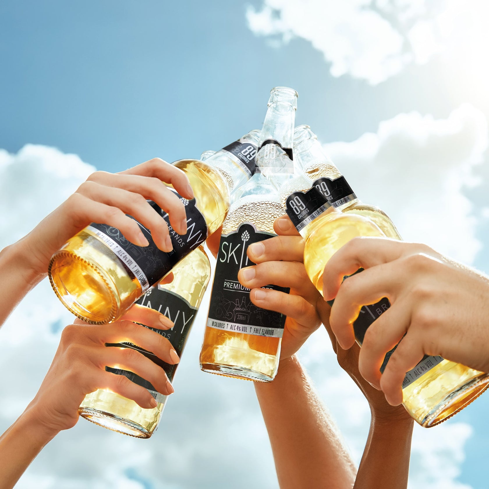 Bottled Lager - 24 Pack Skinny Lager Bottles | SkinnyBrands